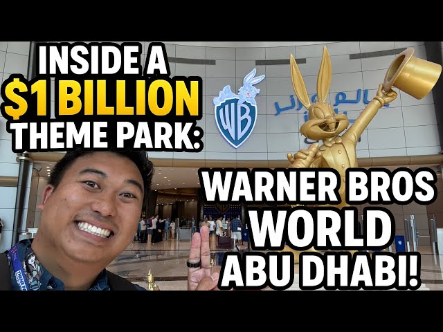 Inside a $1 BILLION Theme Park: Warner Bros World Abu Dhabi!