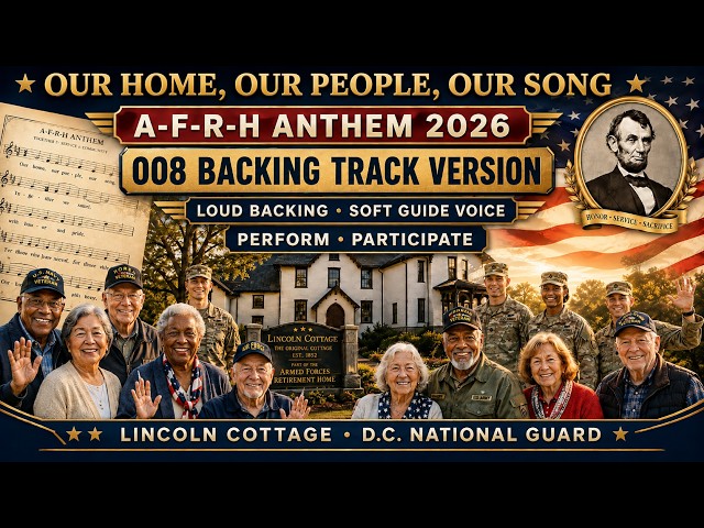 **008 | OUR HOME, OUR PEOPLE, OUR SONG | A-F-R-H Anthem 2026 | Loud Backing • Soft Lead Vocal**