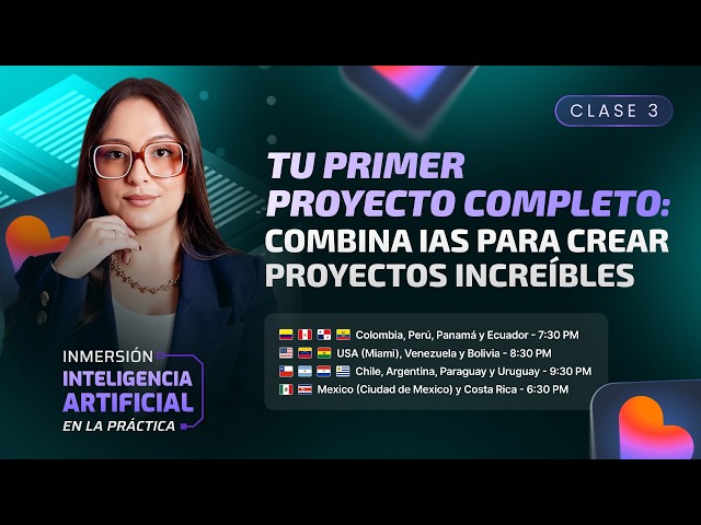 Clase 03 – Tu primer proyecto completo: Combina el poder de las IAs para crear proyectos increíbles