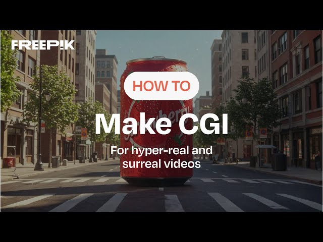 How to make CGI ads with AI – Easy AI CGI Tutorial | Freepik How-To
