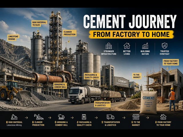 From Rock to Retail: The Complete Journey of Cement | How Cement Companies Make Billions