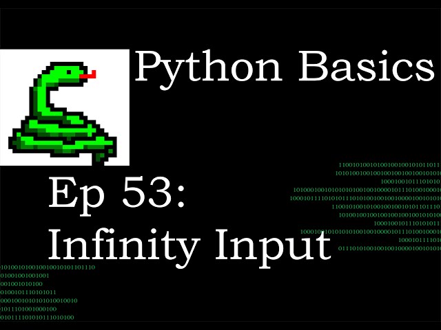 Python Basics Infinite String Input with Strip and Split Methods