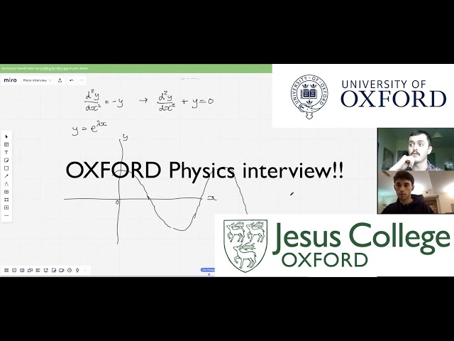 #OXFORD Physics Interview!!