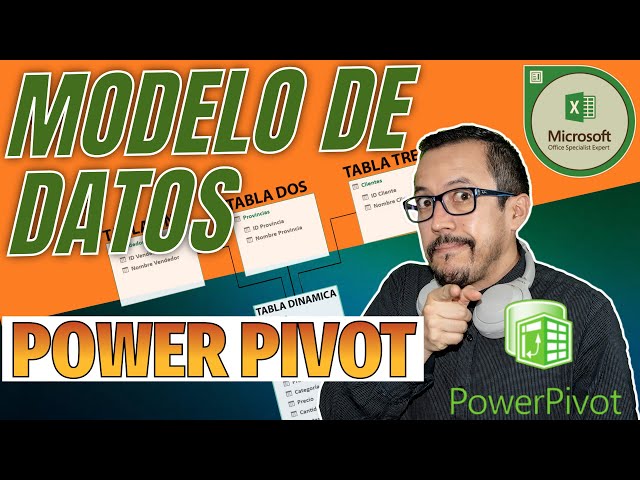 Como vincular VARIAS TABLAS DINAMICAS en una sola con MODELO DE DATOS usando POWER PIVOT.