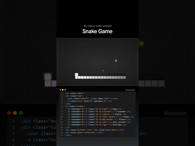#programming #coding #snake #game #htmlcss #javascript #code #foryou