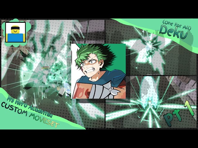 Deku/Izuku Midoriya Moveset│JJS Skill Builder