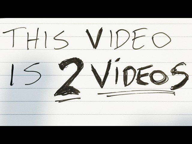 This Is Secretly Two Videos At Once