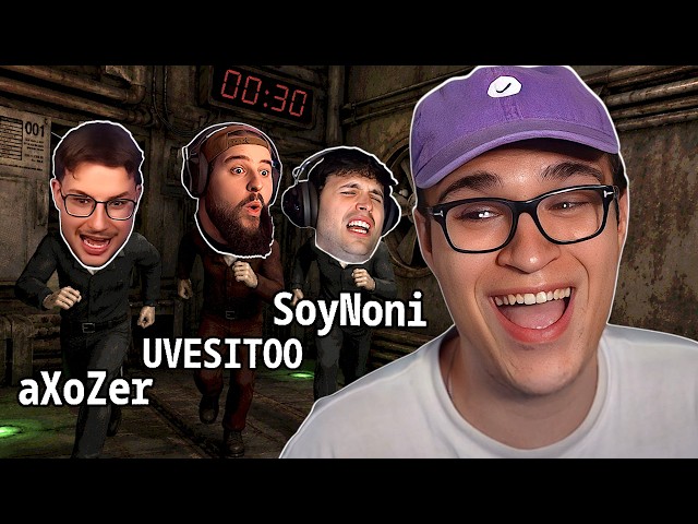 THIS GAME IS MARIO PARTY BUT HORROR 😱 | Machine Party with UVESITO, NONI and AXOZER