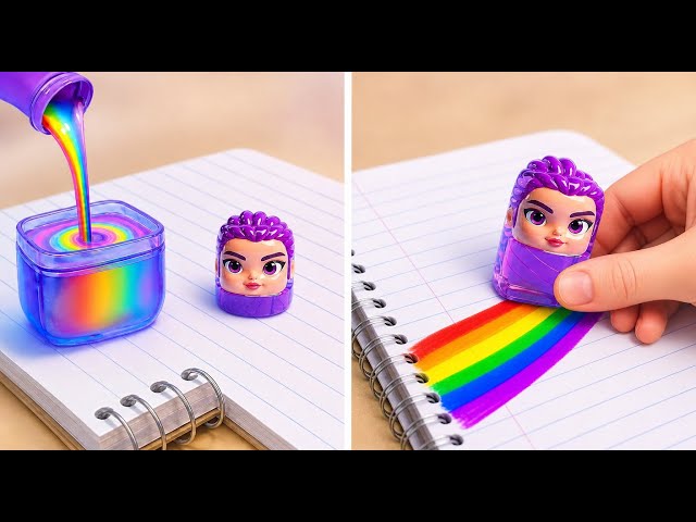 🎨 POV: YOUR SCHOOL SUPPLIES ARE THE CUTEST IN CLASS! 😍💡