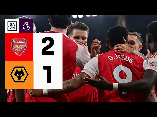 Arsenal vs Wolverhampton (2-1) | Resumen y goles | Highlights Premier League