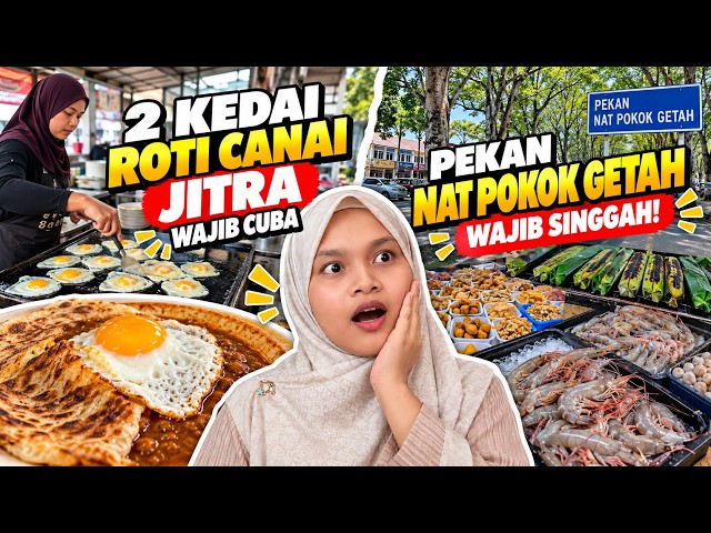 2 KEDAI ROTI CANAI WAJIB CUBA DI JITRA, PEKAN NAT POKOK GETAH, PERLIS MURAH GILER!
