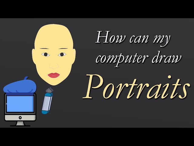 Computers can make art | Computer generated portrait | Basic Generative Art with Processing