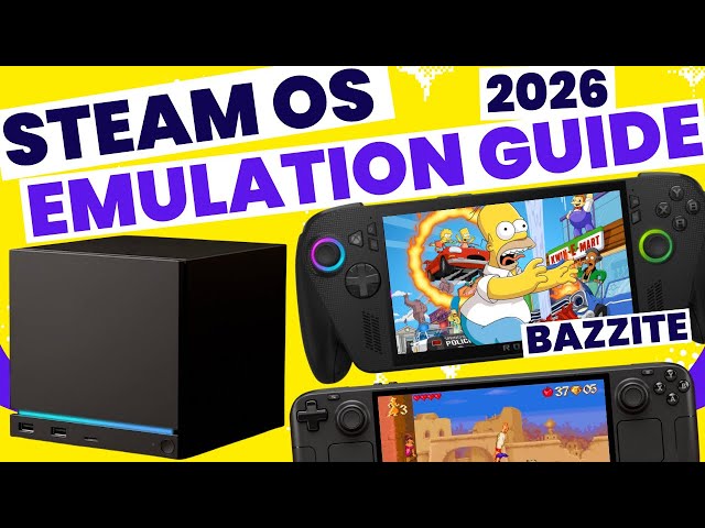 SteamOS: ULTIMATE EmuDeck Emulation Guide 2026