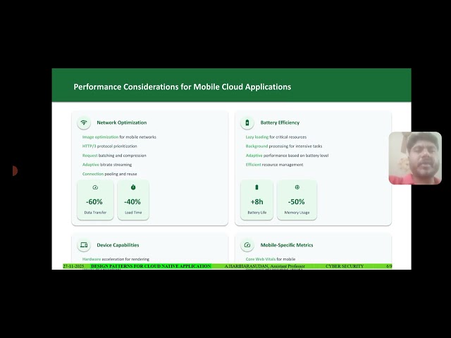 Growth Mobile computing Functional design| Cloud Native Applications|SNS Institutions 