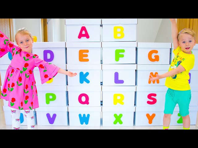 Gaby and Alex Learn the Alphabet | ABC Song