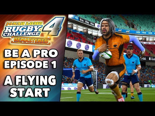 Rugby Challenge 4 REMASTERED- Be A Pro Mode Episode 1 - Console Launch Giveaway & Gameplay