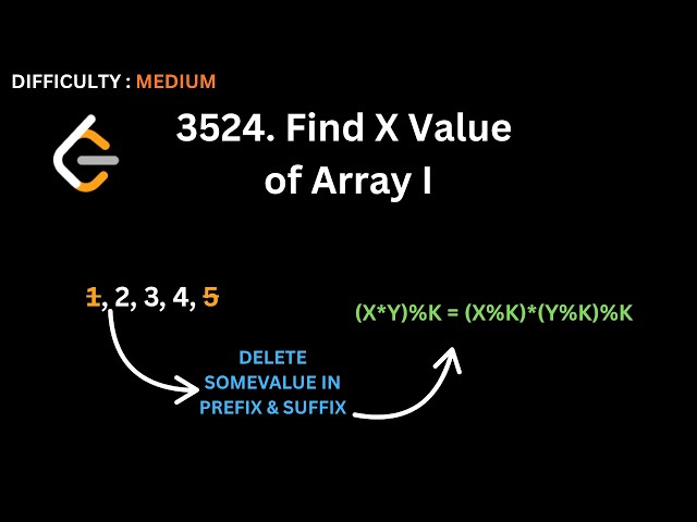 Daily LeetCode: Sep 21, 2026 - 3524. Find X Value of Array I