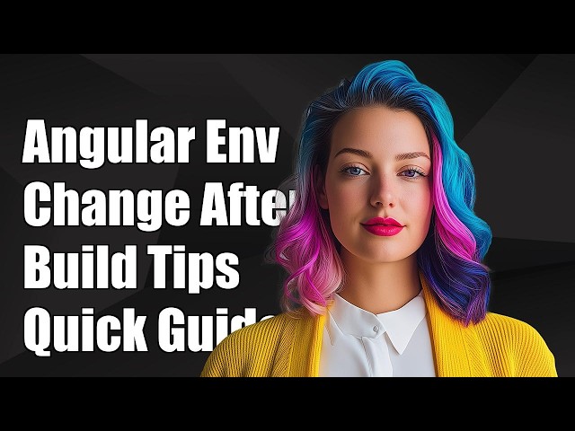 Angular 2 / 4 change env variable after build