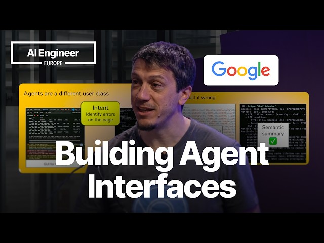 Building Agent Interfaces: Lessons from Chrome DevTools (MCP) for Agents — Michael Hablich, Google