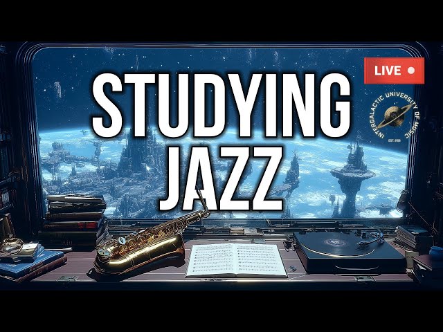 Space Jazz Study Radio 24/7 — IUM Live Station | Ambient / Lo-Fi Jazz Focus Music