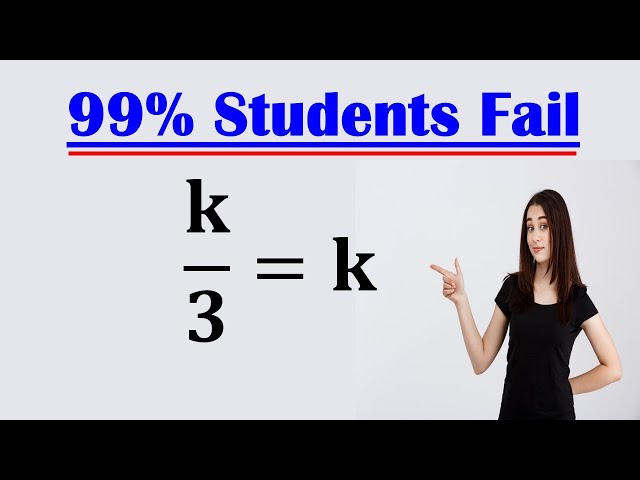 Solving a 'Harvard' University entrance exam |Find k?