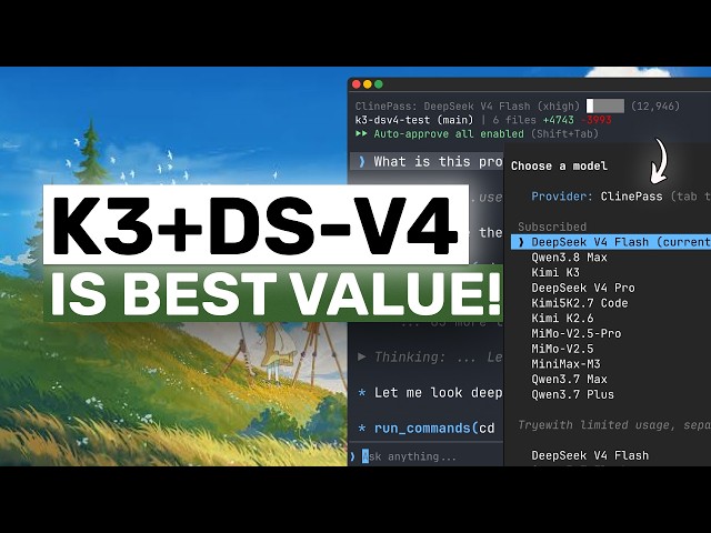 Kimi K3 + DS V4 Flash (Full Workflow): This just COSTS $10/m and BEATS $200/m PLANS!
