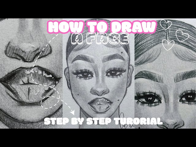 ₊˚⊹How To Draw a Face ₊˚⊹ | Beginner Friendly - Step By Step Tutorial