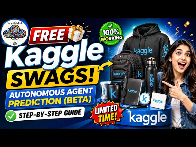 FREE Kaggle Swags! Autonomous Agent Prediction (Beta) | Step-by-Step Guide