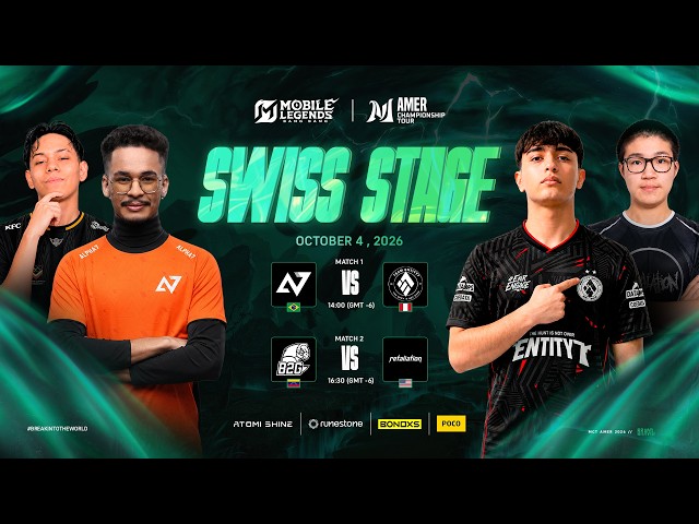 🔴 LIVE | MCT AMER Brazil - South & North | Swiss Stage - Day 12 [EN]