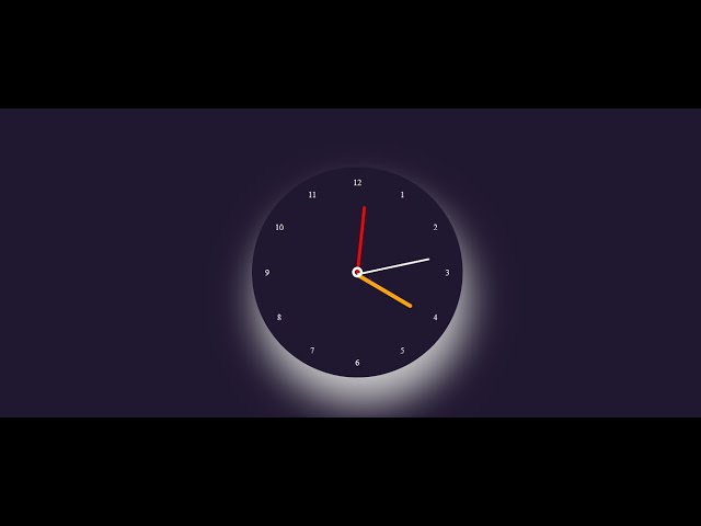Clock | Html | css | js | ABC Designer| With Source Code