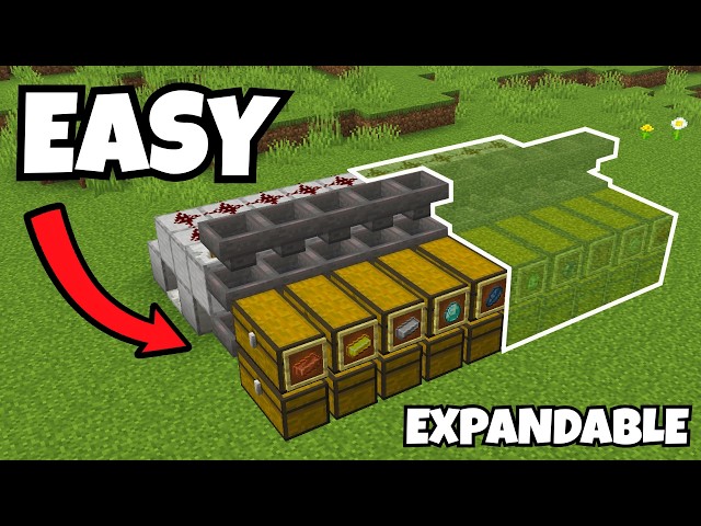 Minecraft | Automatic Item Sorting System | Java & Bedrock | 26.2+