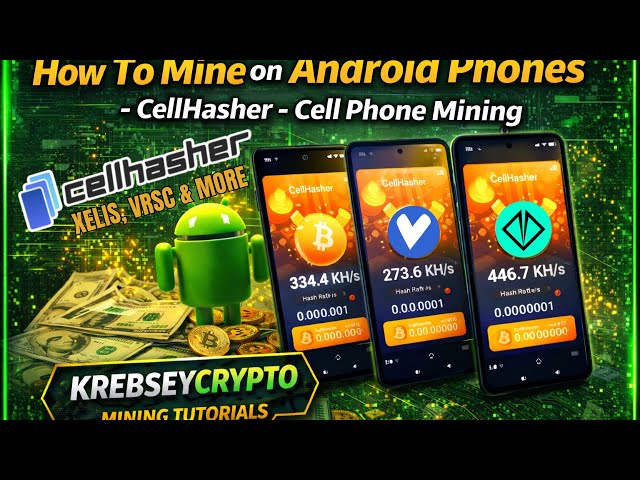 How To Mine on Android Phones | CellHasher | Mine XELIS VRSC & MORE | Cell Phone Mining 2026 |