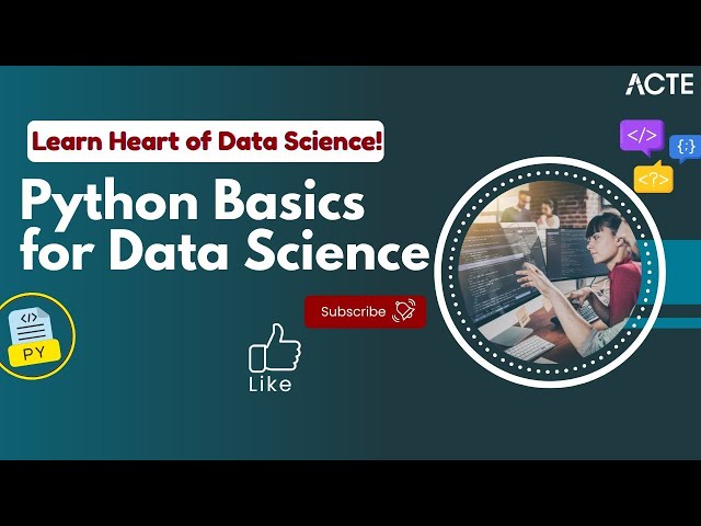 Python for Data Science Basics | Start Your Python Journey Today 🧩📈🖥️