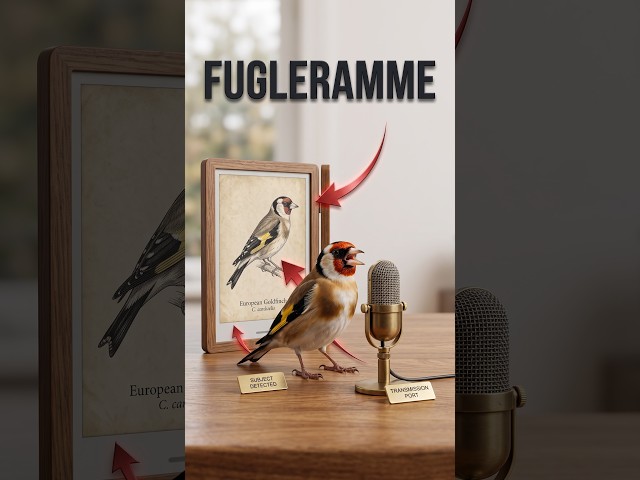 This Frame Draws Whatever Bird Sings Outside 🐦