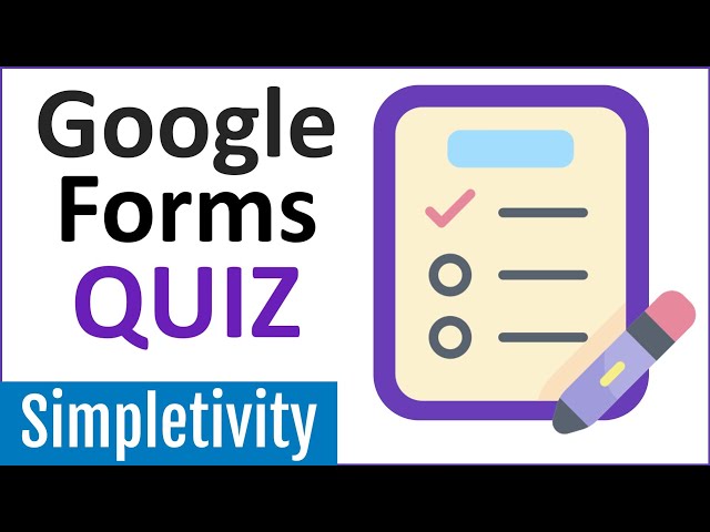 How to Create a Google Forms Quiz - Tutorial for Beginners