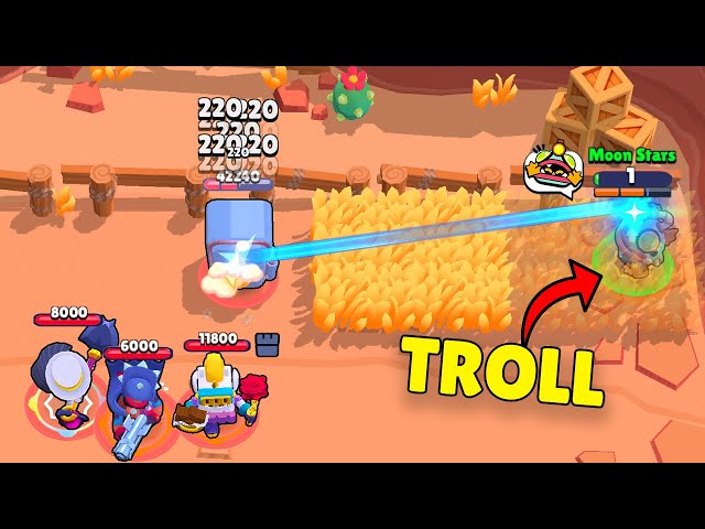 *1 DMG* 500 IQ HIDDING SPOT = GAME DELETED! |Brawl Stars Funny Moments & Fails & Glitches #1526