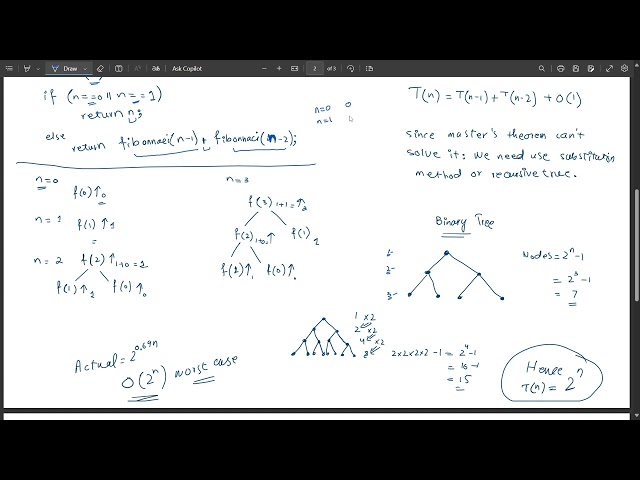 Lecture 42 | Fibonacci Series | Divide And Conquer Algorithms | Design And Analysis of Algorithms