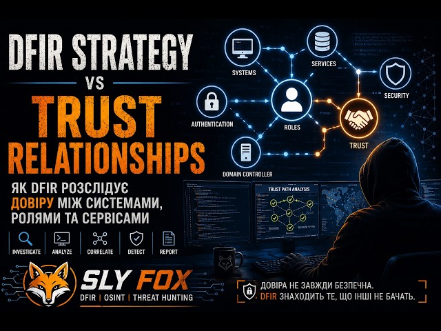 DFIR Strategy vs Trust Relationships