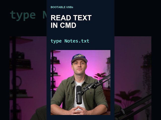 Read a Text File Without Opening an Editor