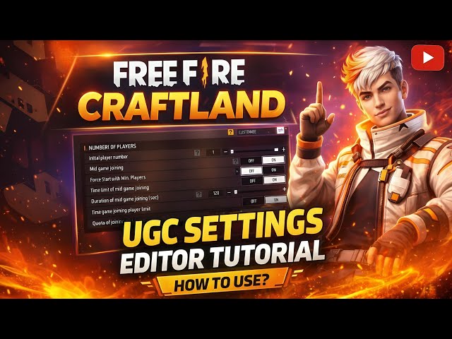 How to Use UGC Editor Tool | minimum player | increase Player Rounds | Shah G Creator | Craftland