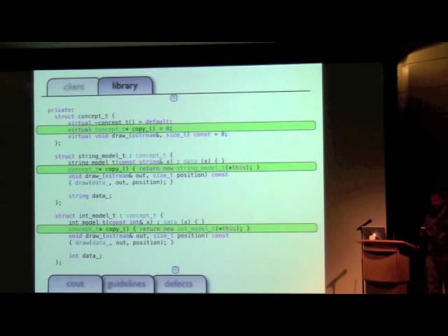 Sean Parent: Value Semantics and Concepts-based Polymorphism