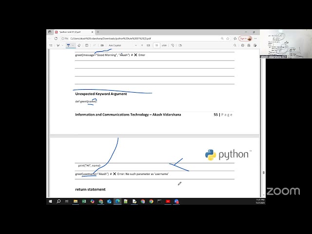 🔴 LIVE Python Function