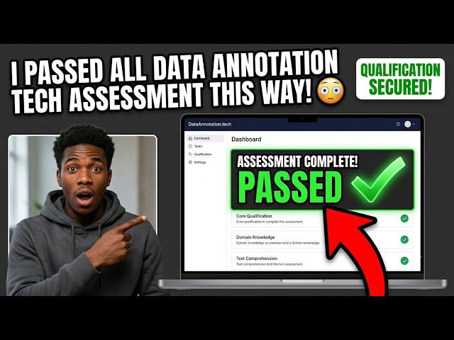 How I PASSED every DATA ANNOTATION TECH ASSESSMENT Instantly [ Practical Tutorial ]