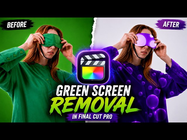 Testing Green Screen Keyer in Final Cut Pro 2026 | Before & After Results