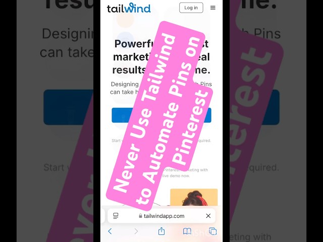 Never use Tailwind to Automate Pins on Pinterest #pinterest #tailwind #buffer #automate #pins
