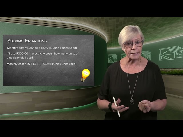11.9 REPRESENTATIONS OF RELATIONSHIPS - SUBSTITUTION AND SOLVING FOR VARIABLES