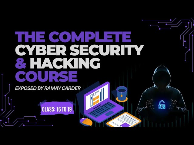 The Complete Cyber Security & Hacking Course | Class 15 to 19 | English Language | Ramay Carder 