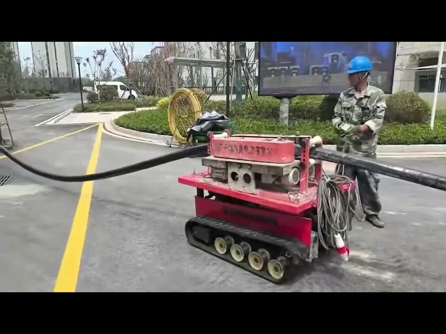 CABLE PULLER CABLE PULLING MACHINE WITH CATERPILLAR TRACK