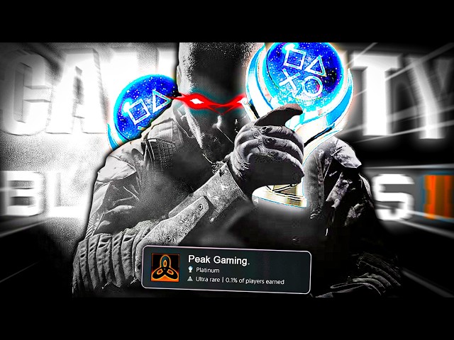 Black Ops 2 Has The Most Peak Platinum Trophy Ever.