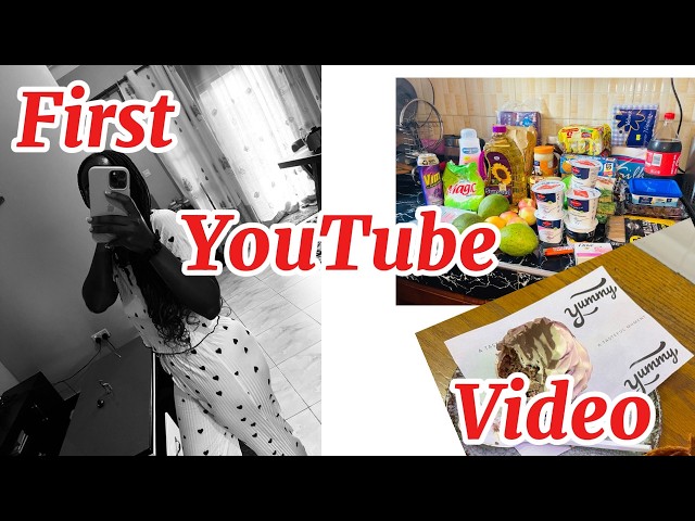 MY FIRST YOUTUBE VIDEO, SO EXCITED!!!/ #VLOG 1:A day in  life.